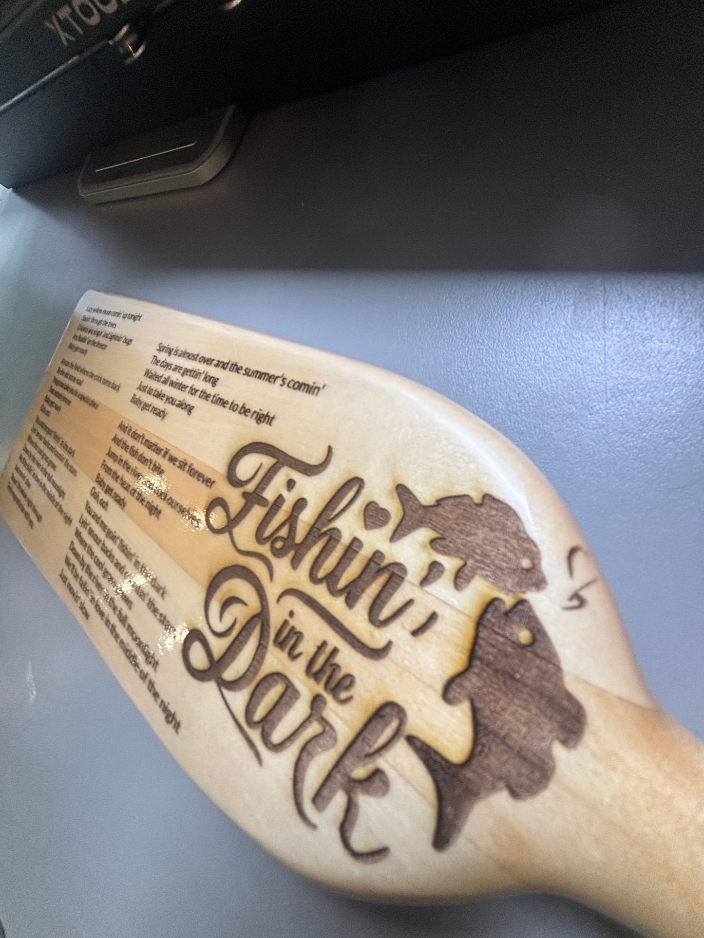 Custom Engraved Boat Paddle
