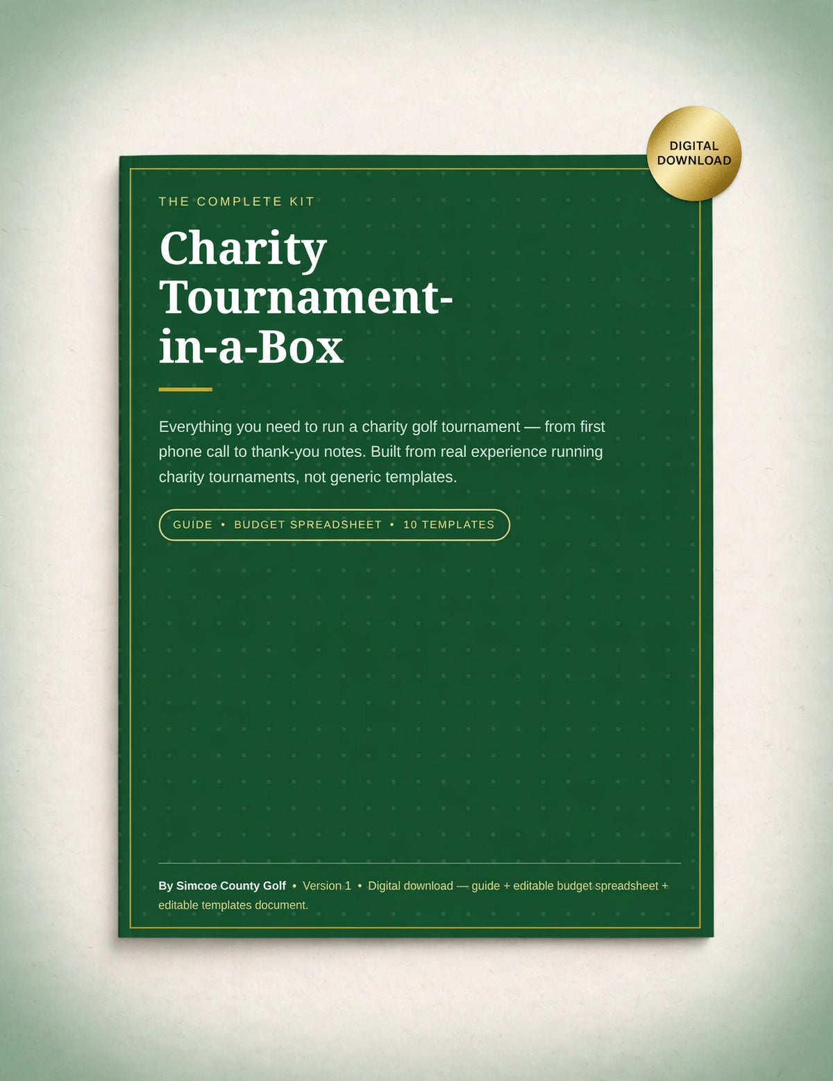 Charity Tournament-in-a-Box digital download cover