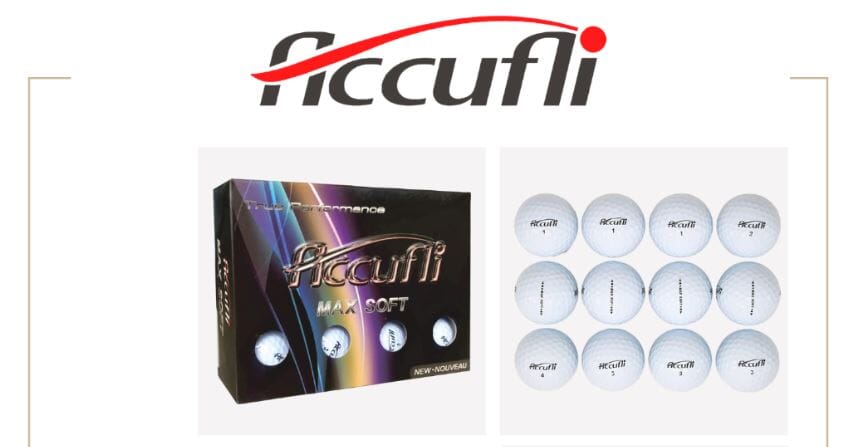 Accufli Max Soft Golf Balls White - Simcoe County Golf
