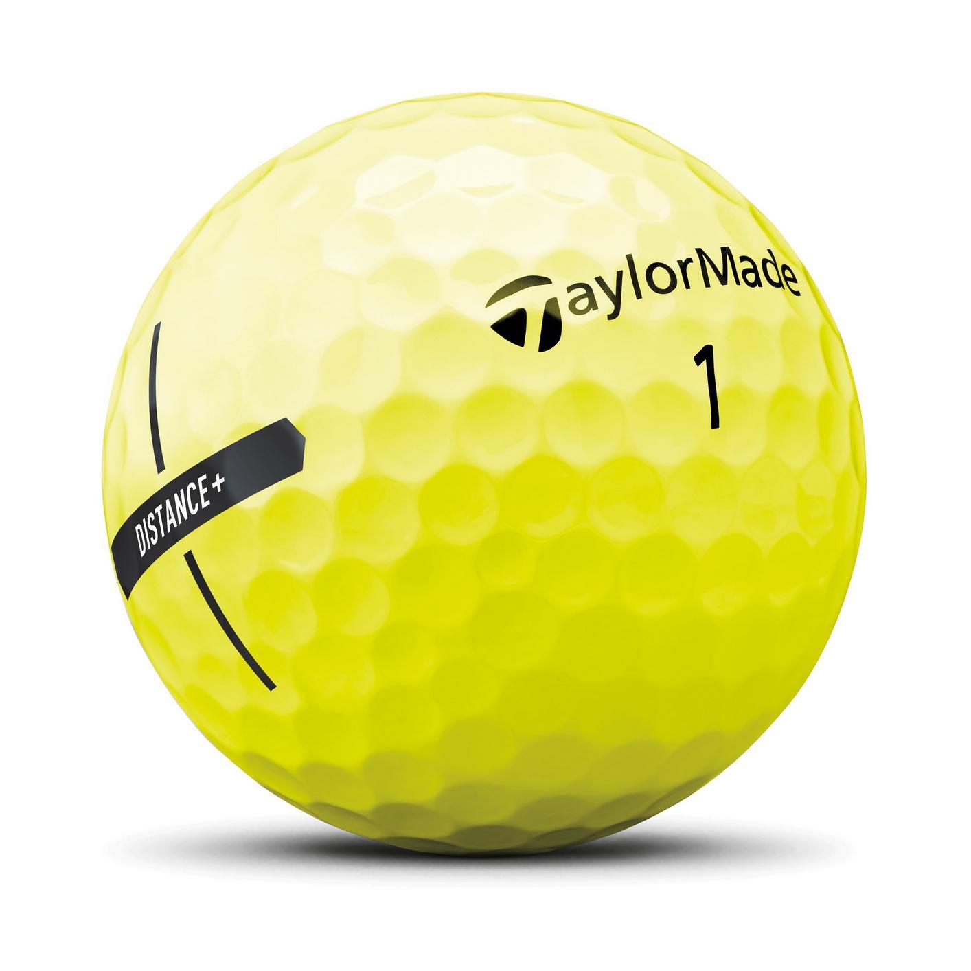 TaylorMade Distance+ Yellow Golf Balls - Simcoe County Golf