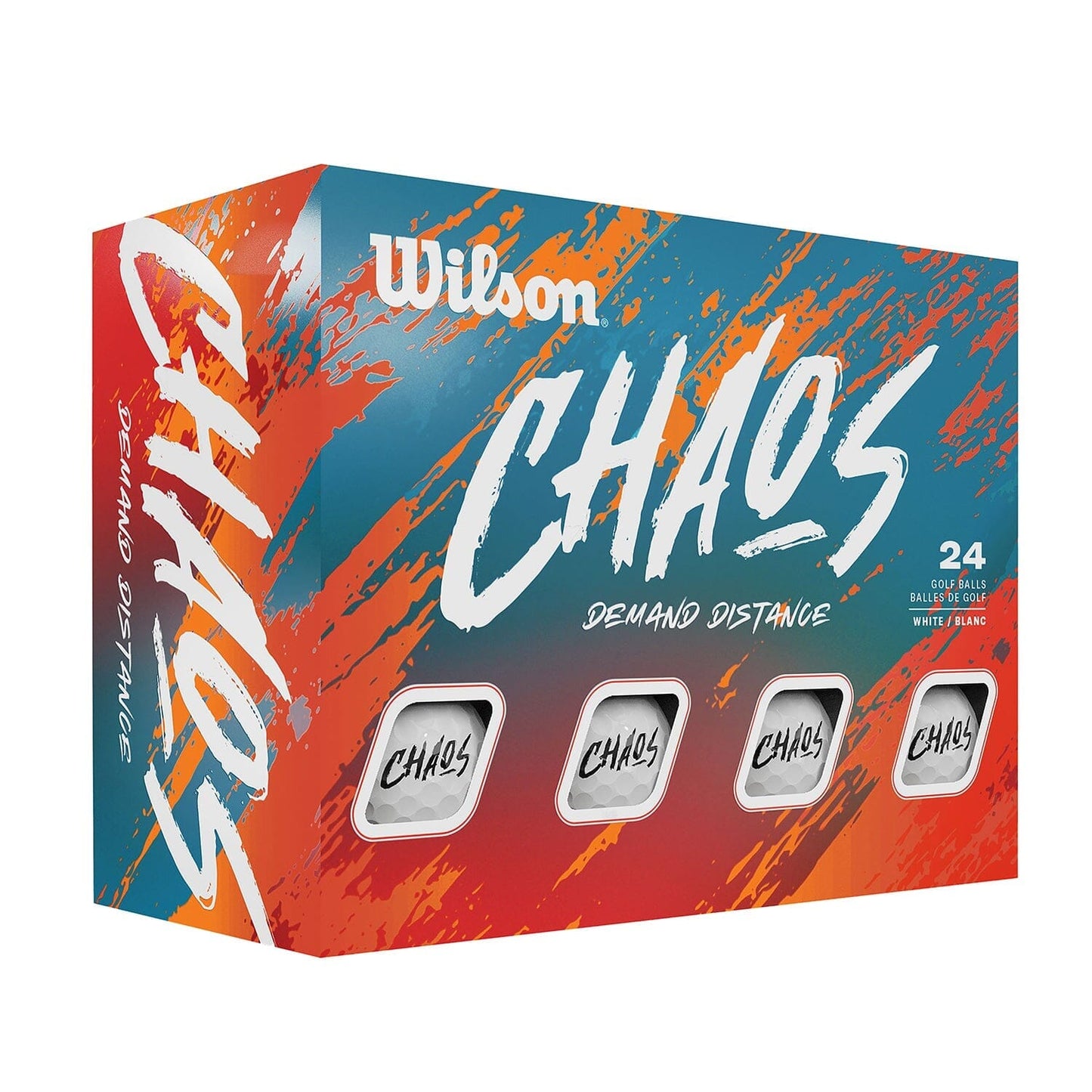 WILSON Chaos Coloured Golf Balls - Simcoe County Golf