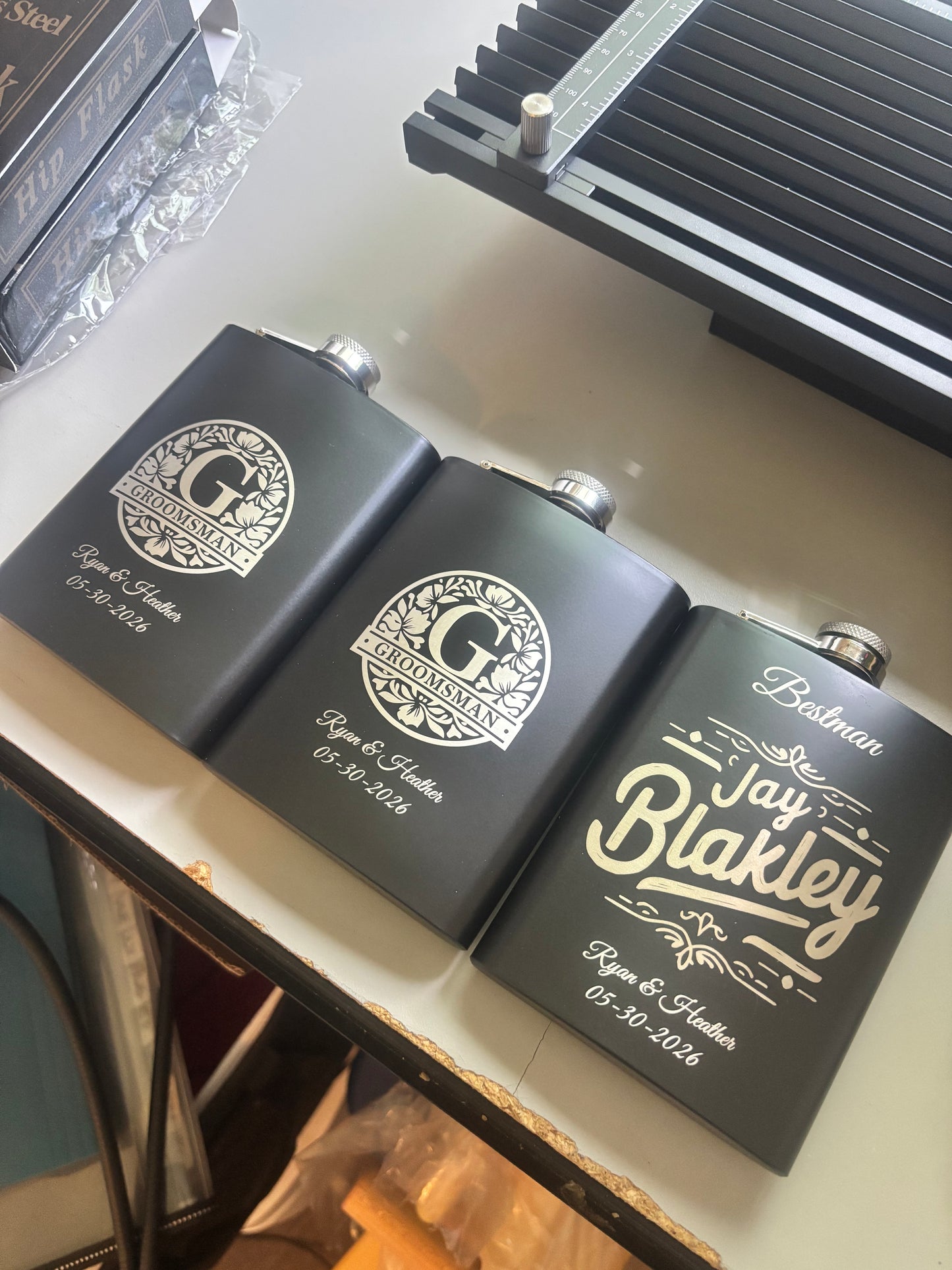 Custom Engraved Hip Flask