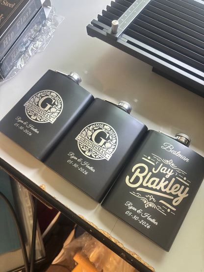 Custom Engraved Hip Flask