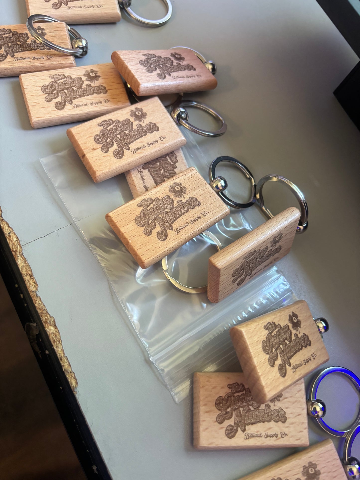 Custom Engraved Wooden Keychain