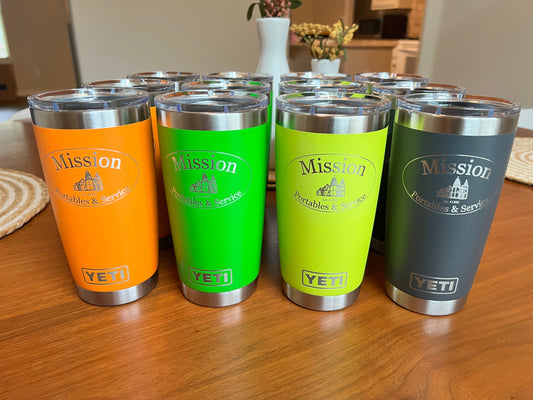 Custom Engraved Tumbler 20 oz