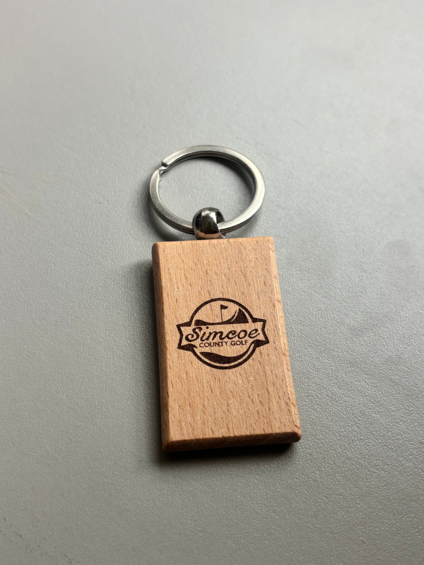Custom Engraved Wooden Keychain