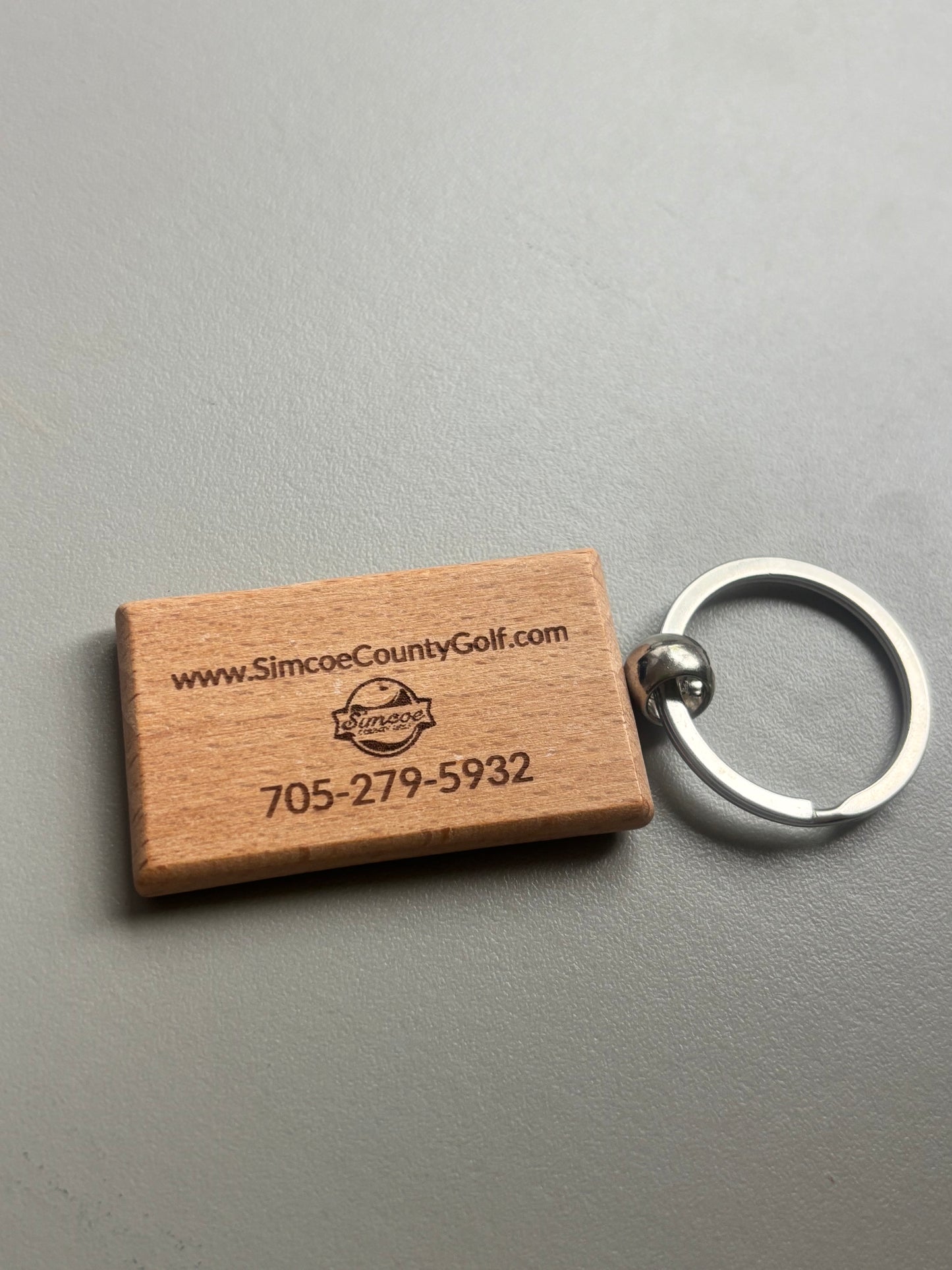 Custom Engraved Wooden Keychain