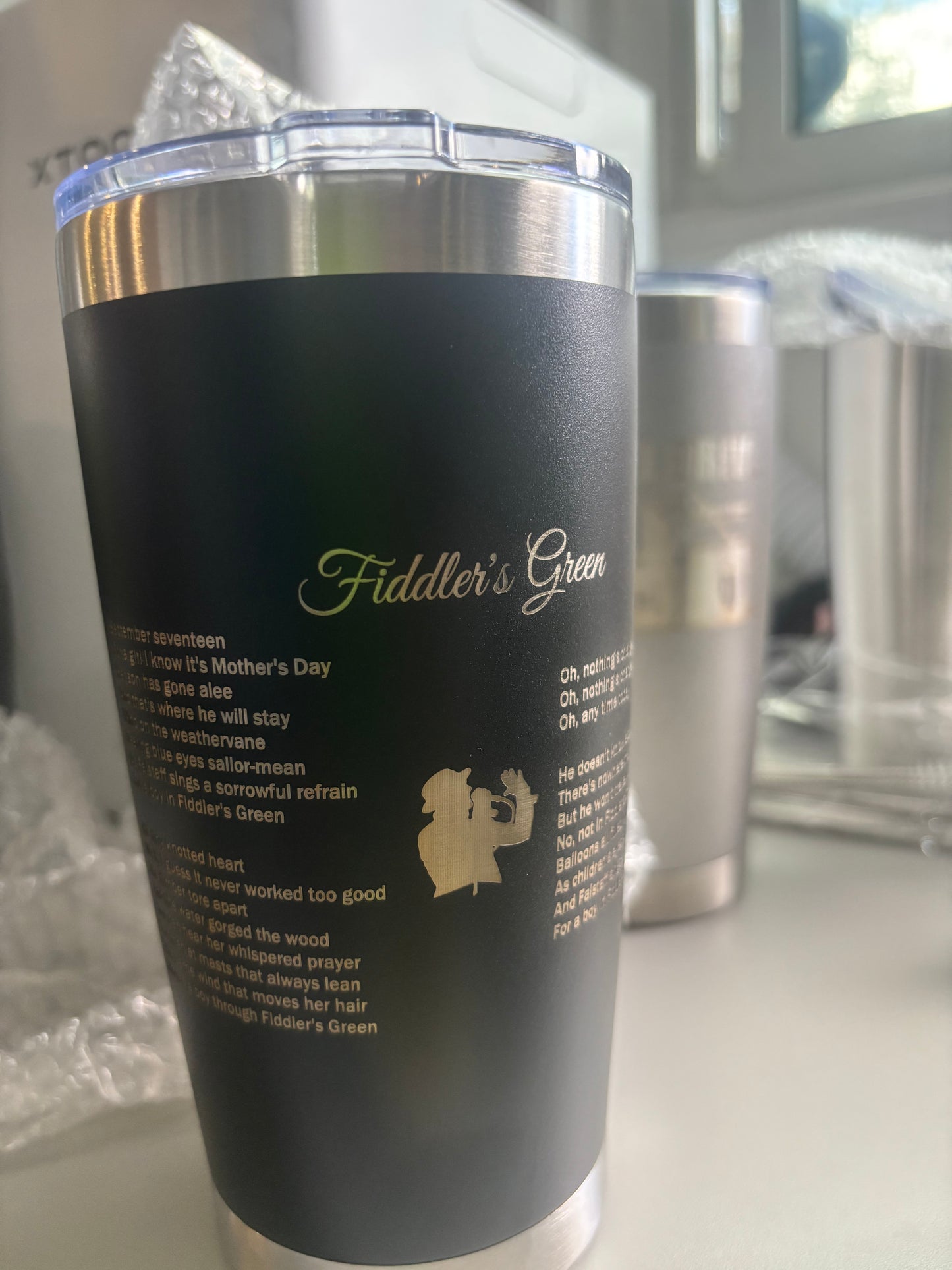 Custom Engraved Tumbler 20 oz