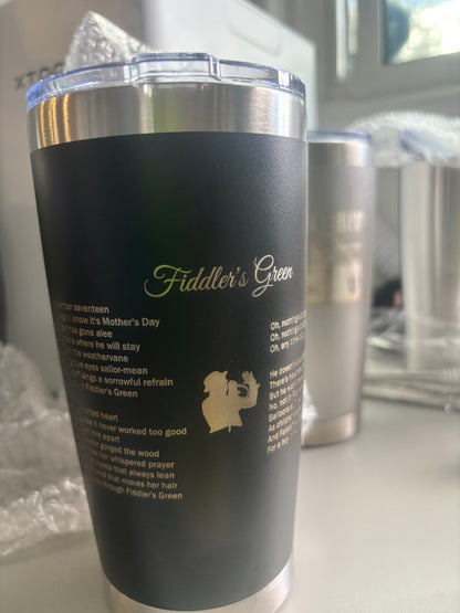 Custom Engraved Tumbler 20 oz