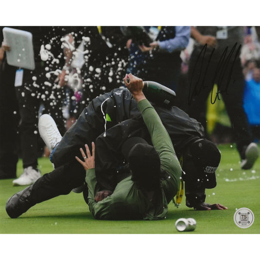 Adam Hadwin Autographed 2023 Canadian Open Celebration Tackle 8x10 Photo - Simcoe County Golf