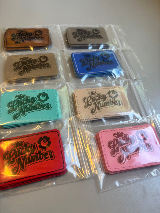 Custom Engraved Leather Patches