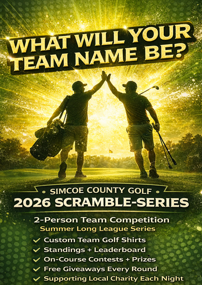 2026 Scramble-Series Team Registration (2-person) - Simcoe County Golf