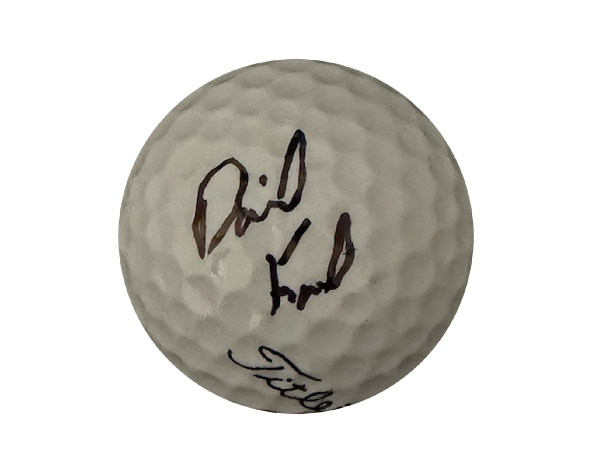 David Ford Autographed Titleist TruFeel Golf Ball - Simcoe County Golf