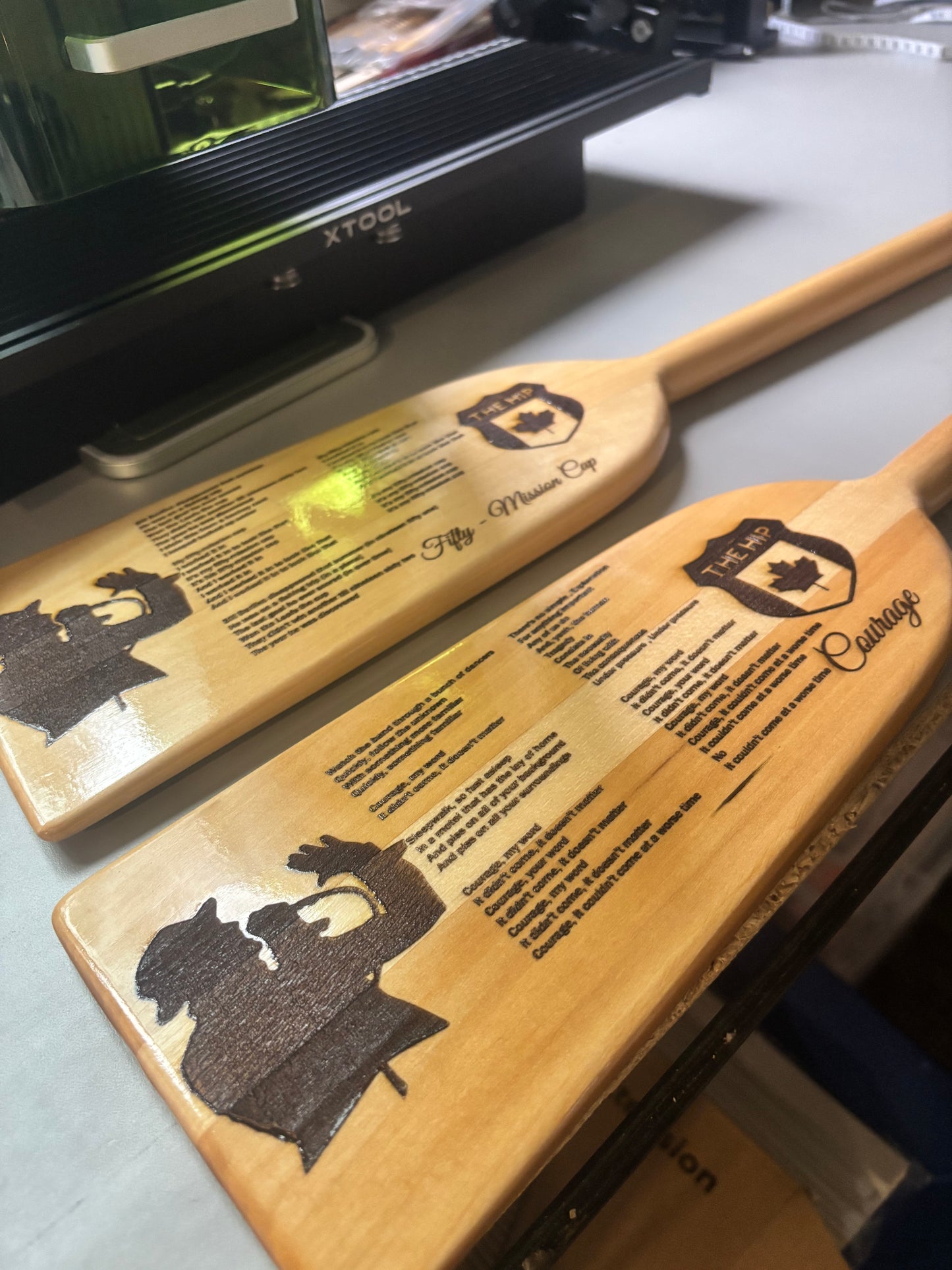 Custom Engraved Boat Paddle