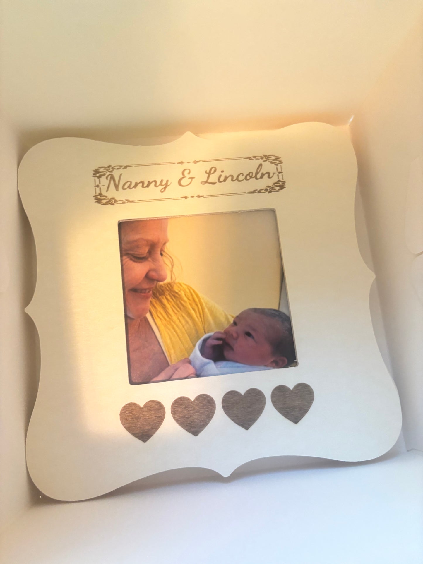 Custom Engraved Wooden Picture Frame