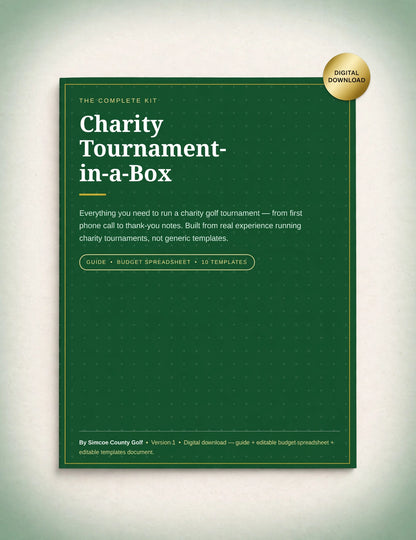 Charity Tournament-in-a-Box digital download cover