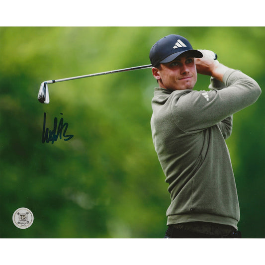 Ludvig Aberg Autographed Swinging 8x10 Photo - Simcoe County Golf