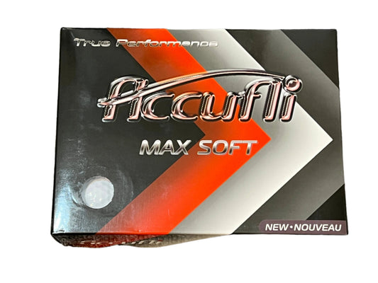 Accufli Max Soft Golf Balls White - Simcoe County Golf