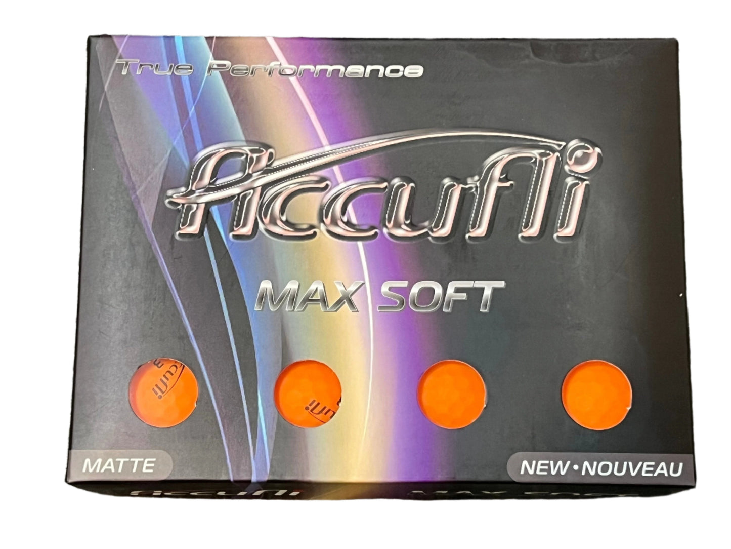 Accufli Max Soft Matte Finish Golf Balls - Simcoe County Golf
