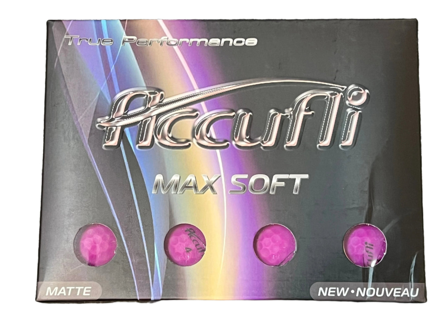 Accufli Max Soft Matte Finish Golf Balls - Simcoe County Golf
