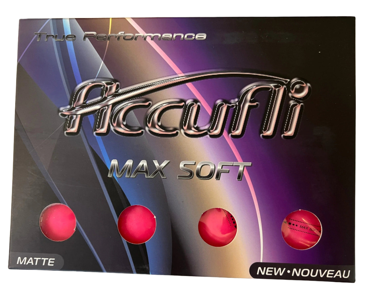 Accufli Max Soft Matte Finish Golf Balls - Simcoe County Golf