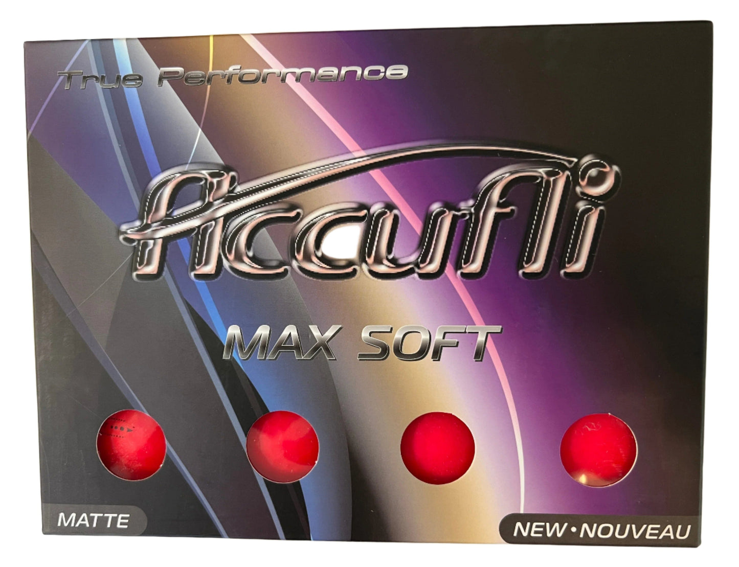 Accufli Max Soft Matte Finish Golf Balls - Simcoe County Golf