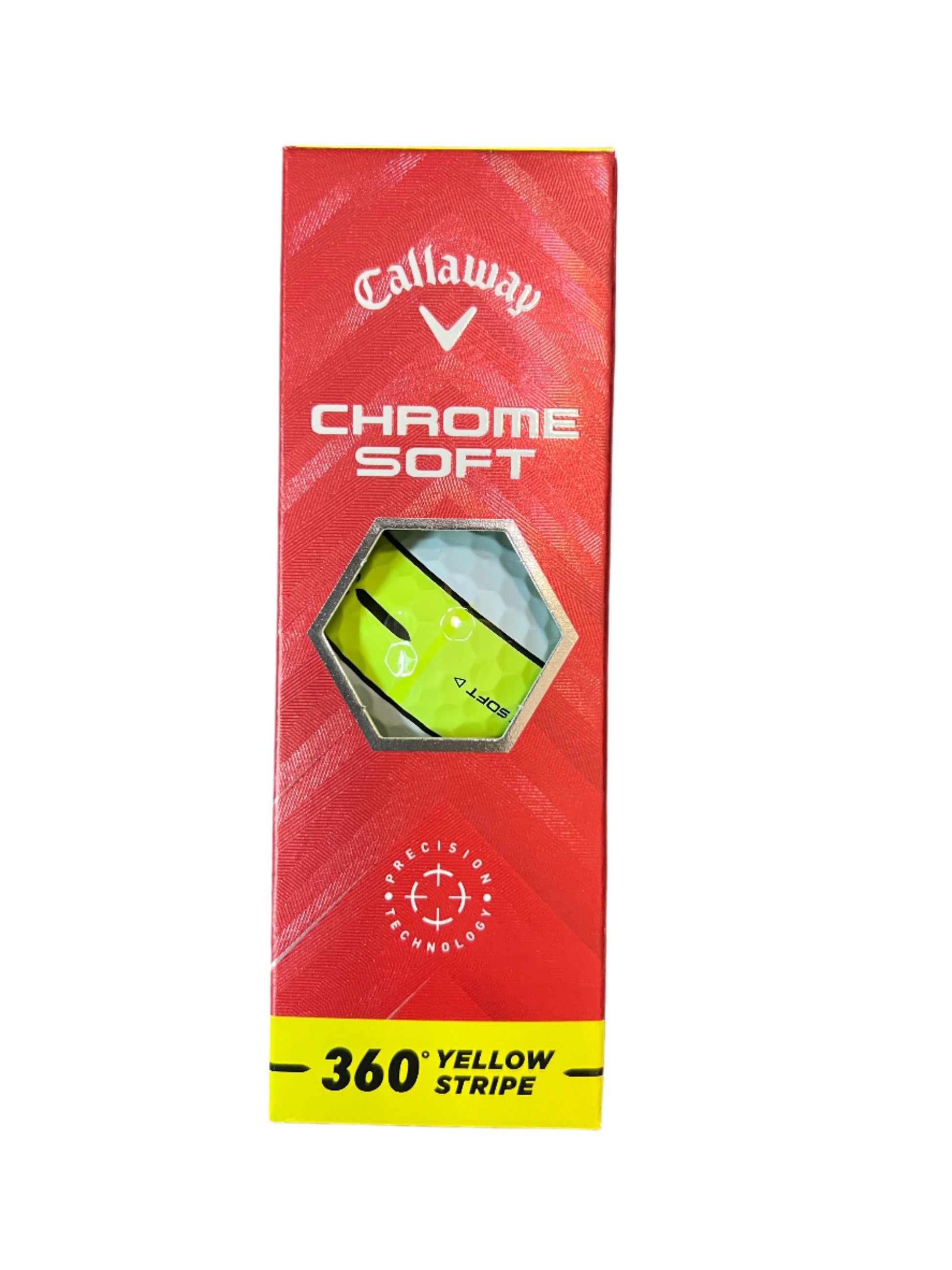 Callaway Chrome Soft 24 360° Yellow Stripe - Simcoe County Golf