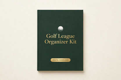 Golf League Organizer Kit cover - Digital Download