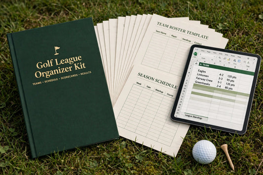 Golf League Organizer Kit - guide, templates, and standings spreadsheet