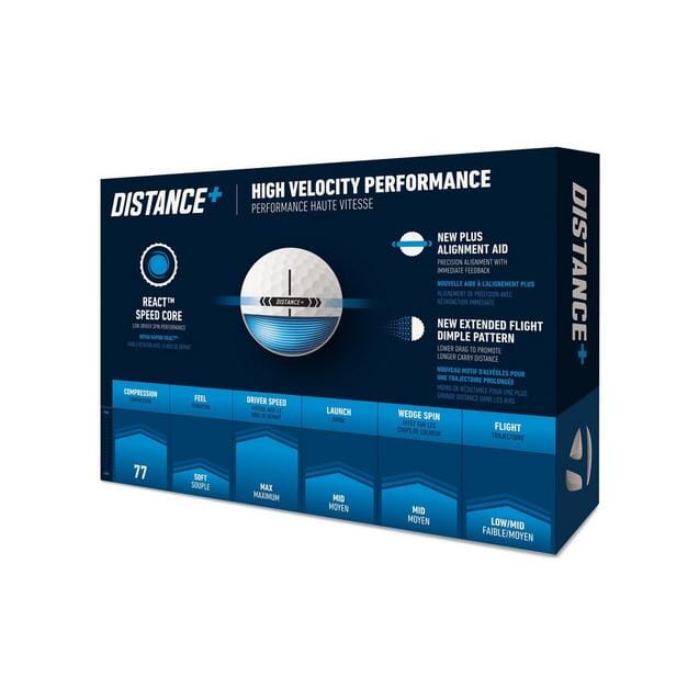 TaylorMade Distance+ White Golf Balls '25 - Simcoe County Golf