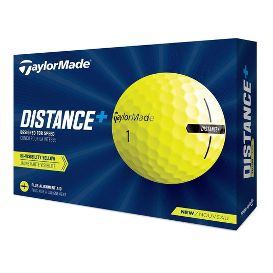 TaylorMade Distance+ Yellow Golf Balls - Simcoe County Golf