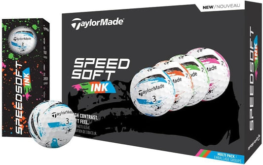 TaylorMade TM25 SpeedSoft Ink Multi Golf Balls - Simcoe County Golf