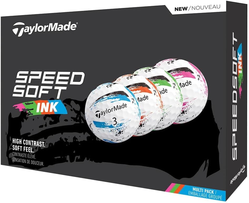 TaylorMade TM25 SpeedSoft Ink Multi Golf Balls - Simcoe County Golf
