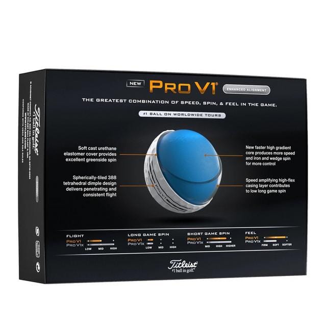 Titleist Pro V1 2025 Enhanced Alignment Golf Balls - Simcoe County Golf