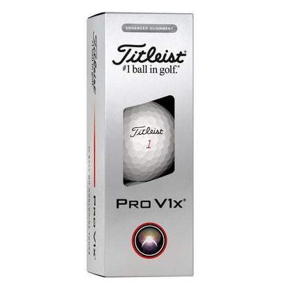 Titleist Pro V1x 2025 Enhanced Alignment Golf Balls - Simcoe County Golf