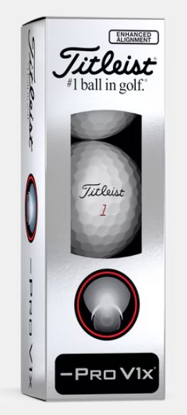 Titleist Pro V1x Left Dash Enhanced Alignment Golf Balls - Simcoe County Golf