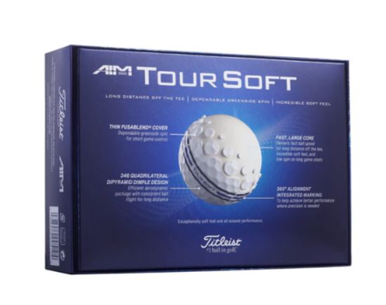 Titleist Tour Soft Aim 360 Golf Balls '24 - Simcoe County Golf