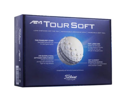 Titleist Tour Soft Aim 360 Golf Balls '24 - Simcoe County Golf