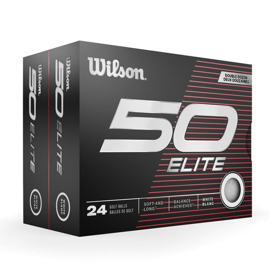 Wilson 50 Elite White Double Dozen '23 2023 - Simcoe County Golf