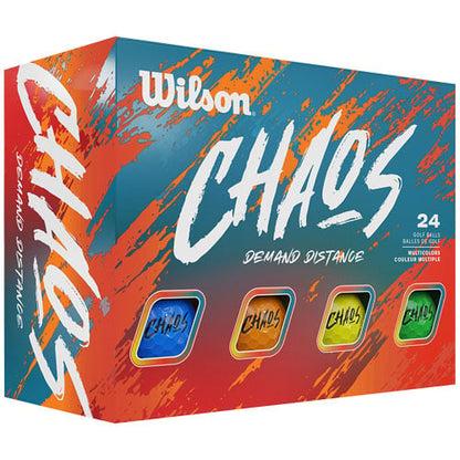 WILSON Chaos Coloured Golf Balls - Simcoe County Golf