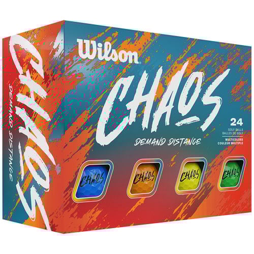 WILSON Chaos Coloured Golf Balls - Simcoe County Golf
